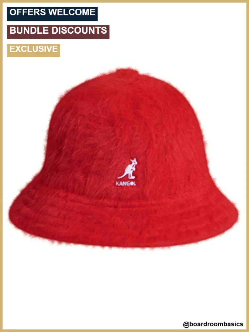Kangol Furgora Casual Bucket Hat Angora Blend Winter Fur Hat Adjustable